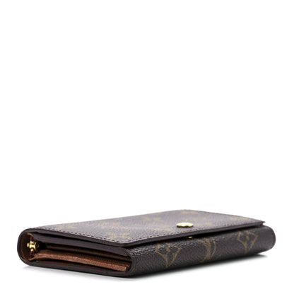 Louis Vuitton Monogram Porte-Monnaie Tresor Wallet 3 of 10
