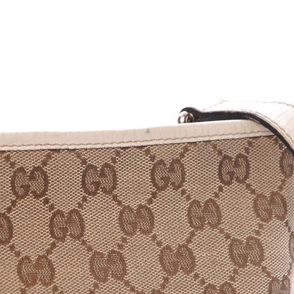 Gucci Monogram Web Jolicoeur Charms Messenger White 12 of 13