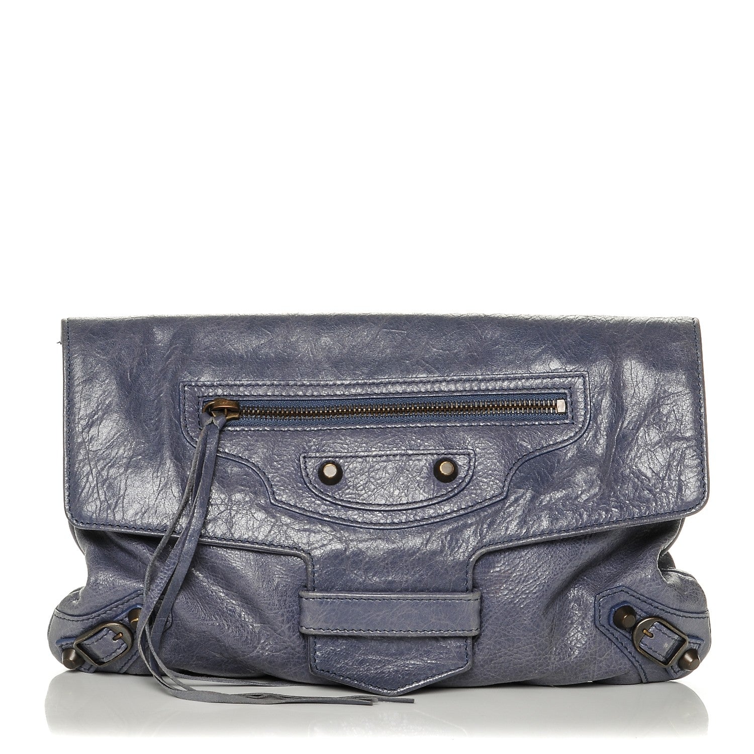 Balenciaga Agneau Classic Hardware City Clutch Jacynthe 1 of 6