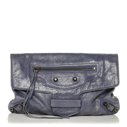 Balenciaga Agneau Classic Hardware City Clutch Jacynthe 1 of 6