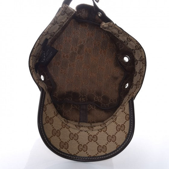 Gucci Monogram Military Hat L Brown 7 of 9