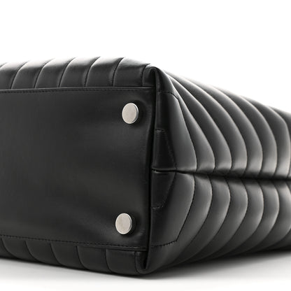 Saint Laurent Calfskin Y Quilted Monogram Large Loulou Shopper Black 11 of 11