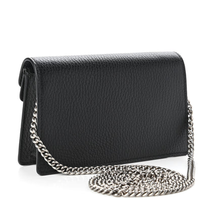 Gucci Calfskin Super Mini Dionysus Shoulder Bag Black 3 of 9