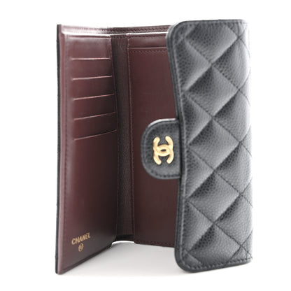 Chanel Caviar Quilted Medium Flap Wallet Black 5 of 8