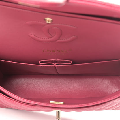 Chanel Caviar Quilted Small Double Flap Dark Pink 4 of 4