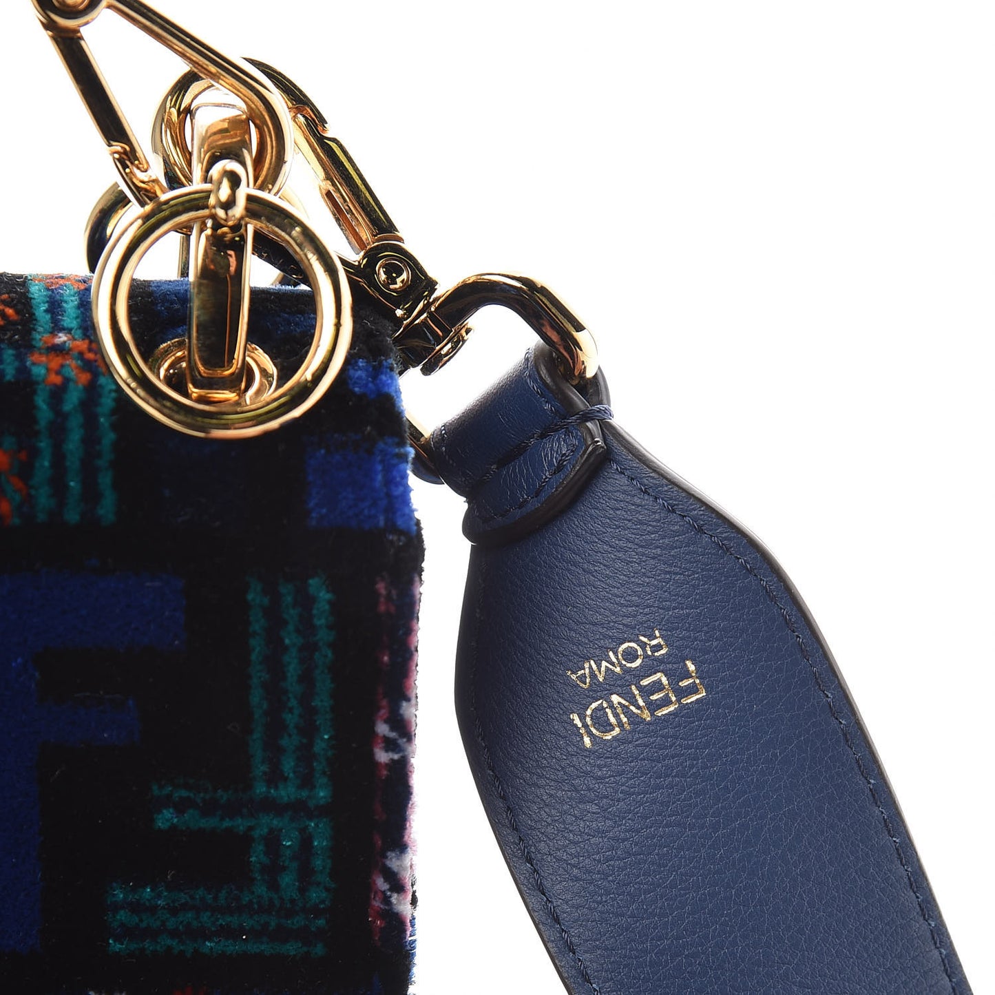 Velvet Vitello Dolce Fun Fair Kan I Shoulder Bag Blue Multicolor