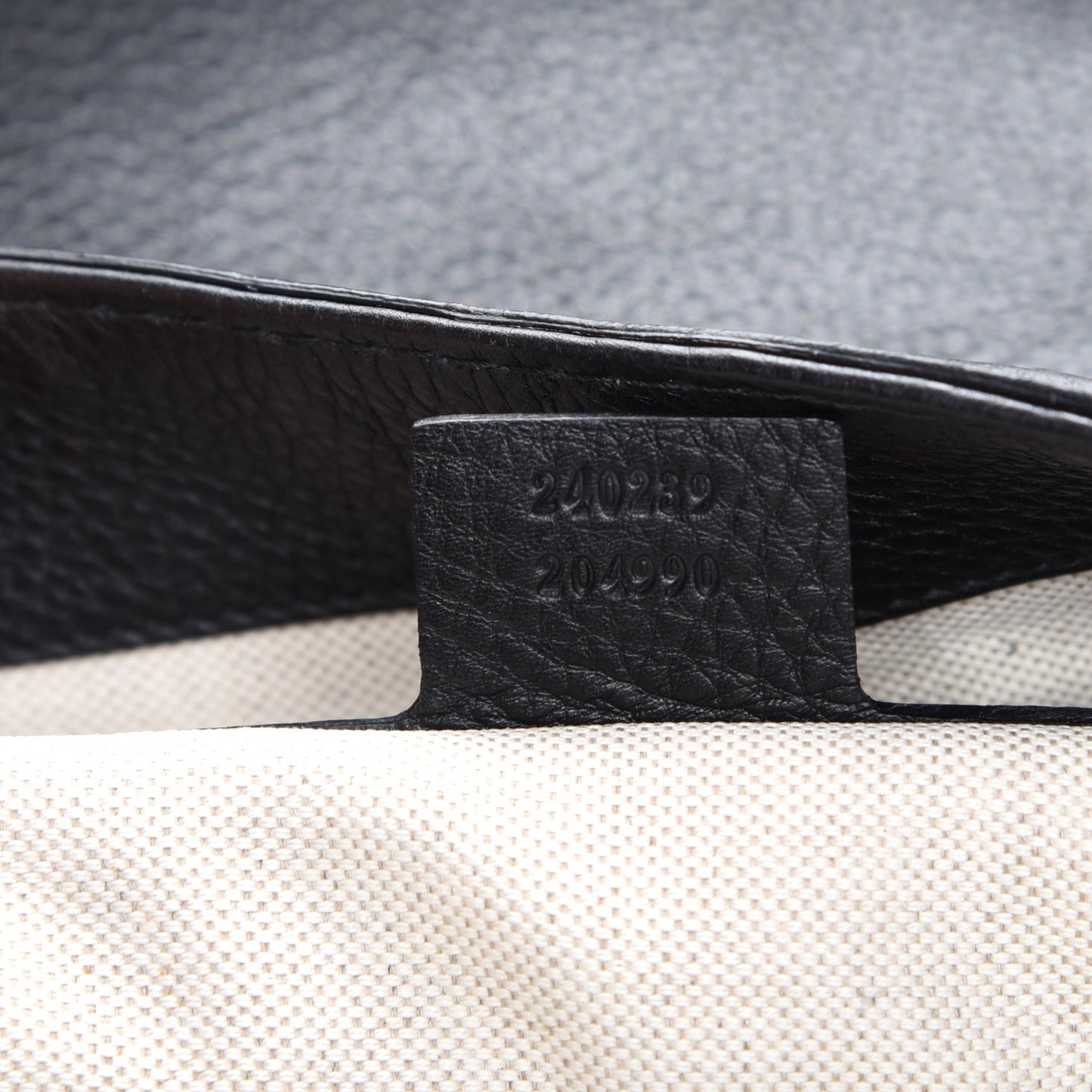 Calfskin Large Techno Horsebit Hobo Black