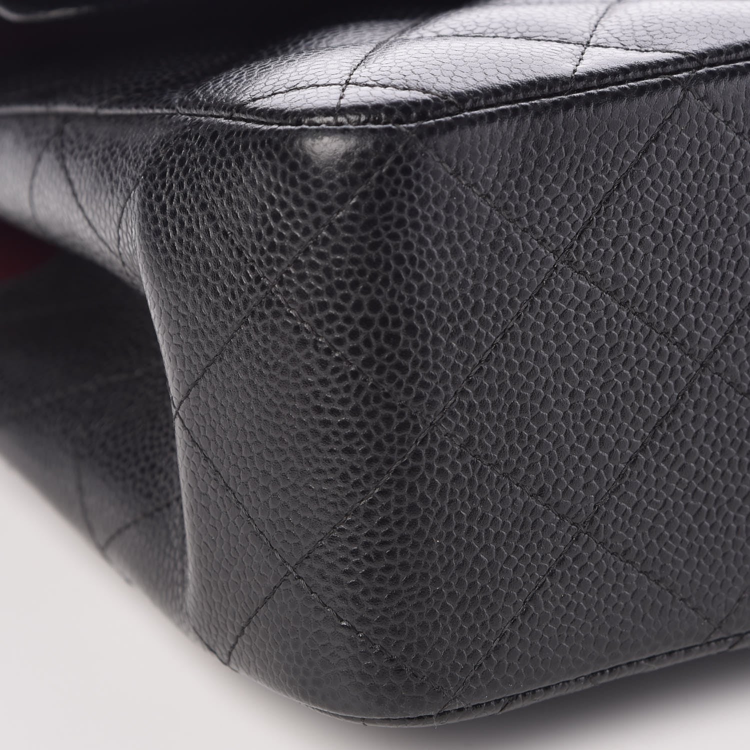 Chanel Caviar Quilted Jumbo Double Flap Black 8 of 9