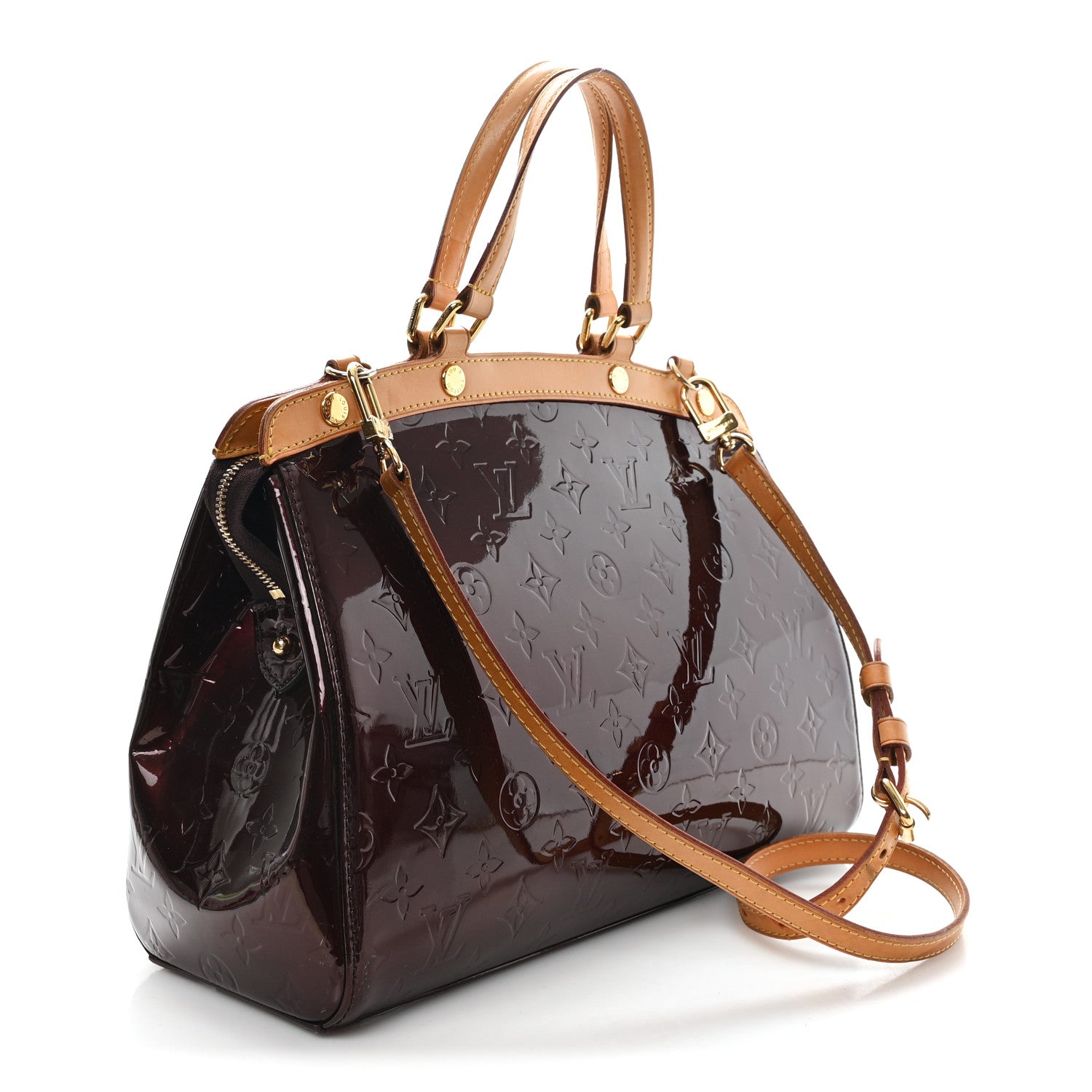 Louis Vuitton Vernis Brea MM Amarante 3 of 10