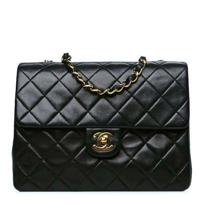 Chanel Lambskin Quilted Small Single Flap Bag Black 1 of 4
