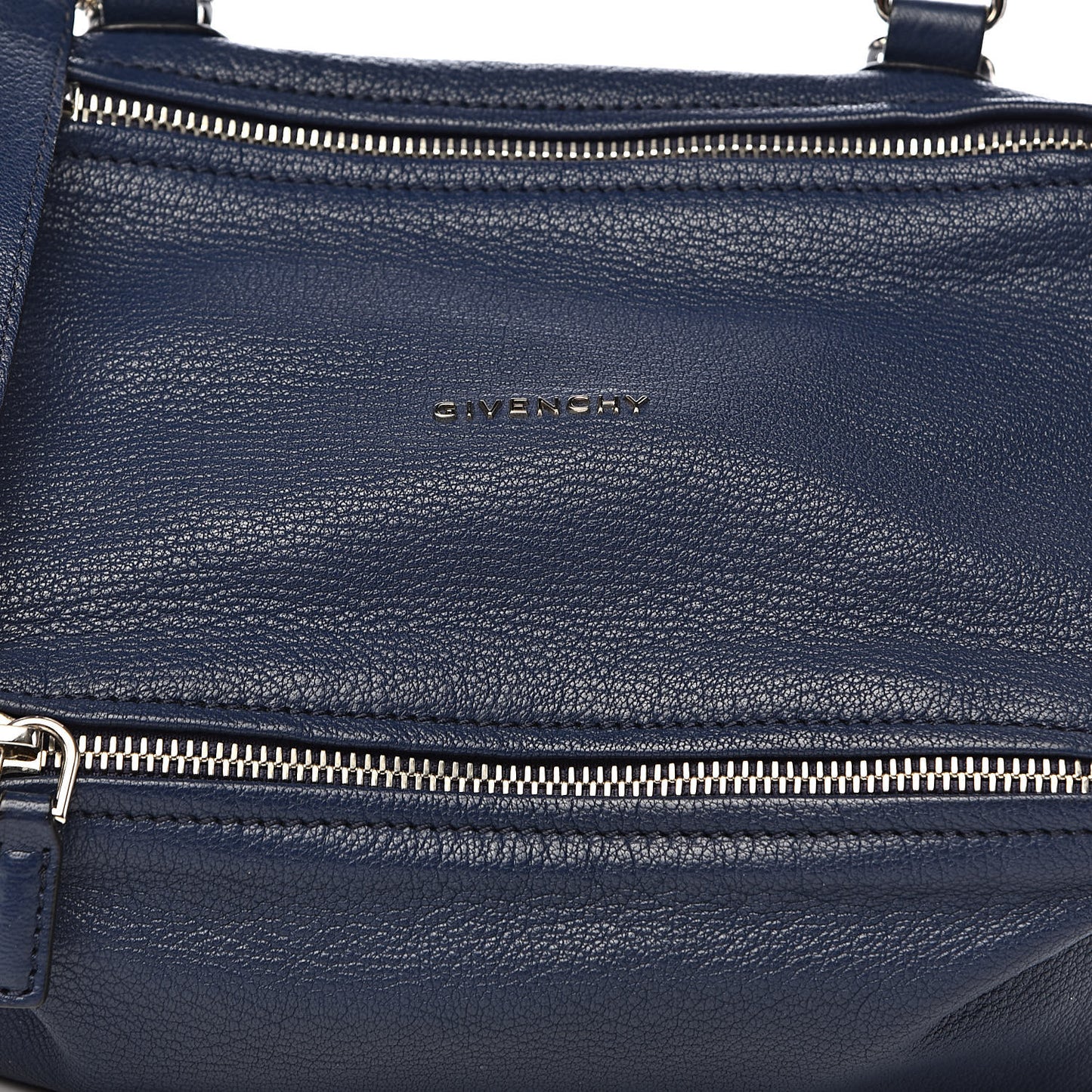 Sugar Goatskin Small Pandora Deep Blue