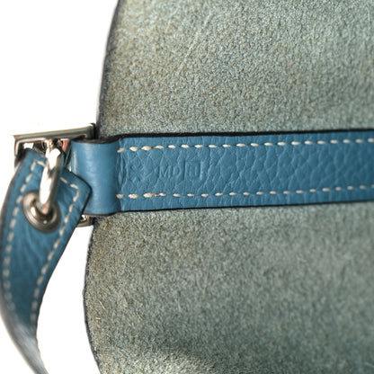 Hermes Taurillon Clemence Picotin Lock 18 PM Blue Jean 7 of 13