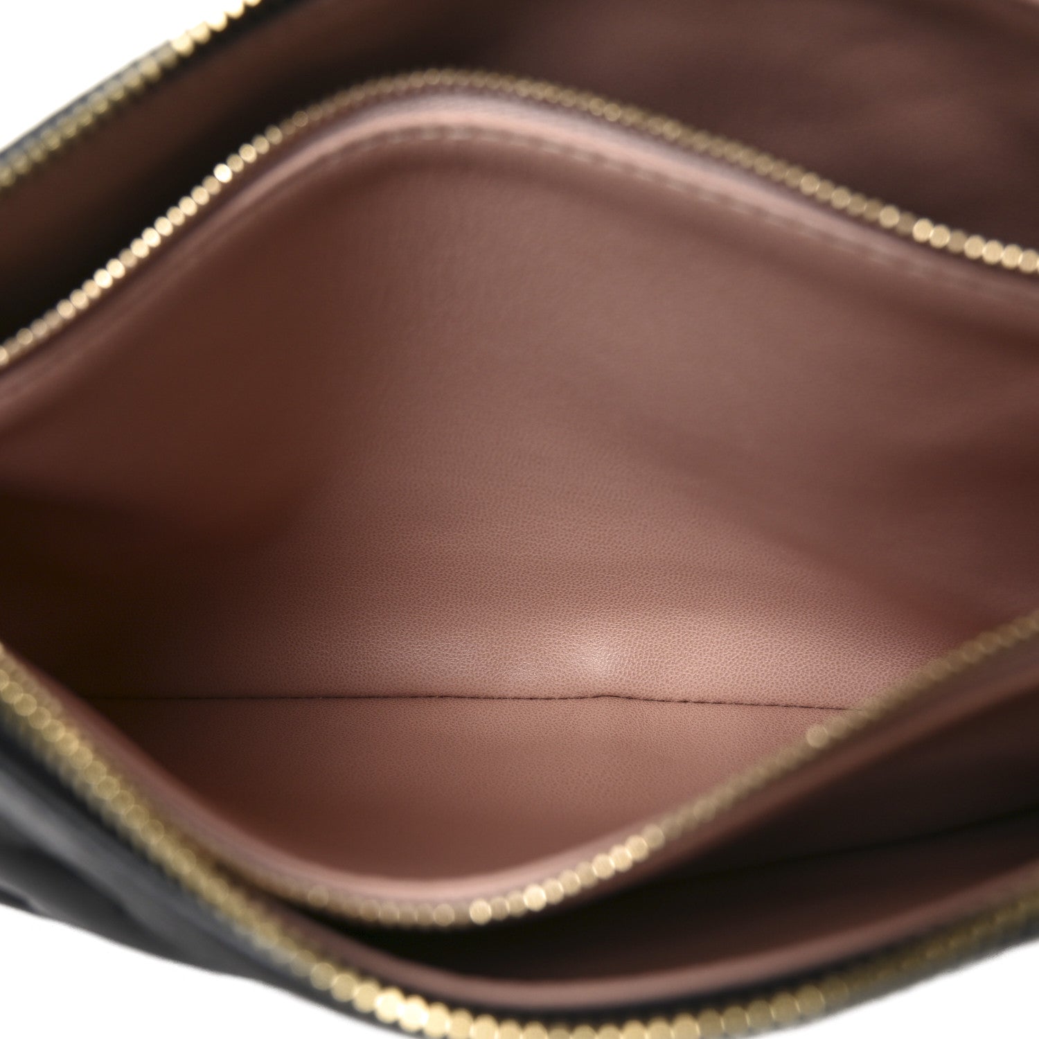 Louis Vuitton Lambskin Embossed Monogram Coussin PM Black 5 of 9