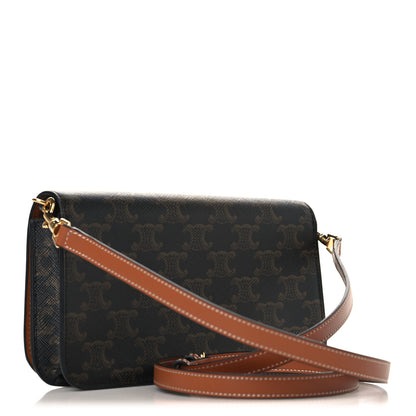 Celine Triomphe Canvas Multipochette Tan 3 of 11