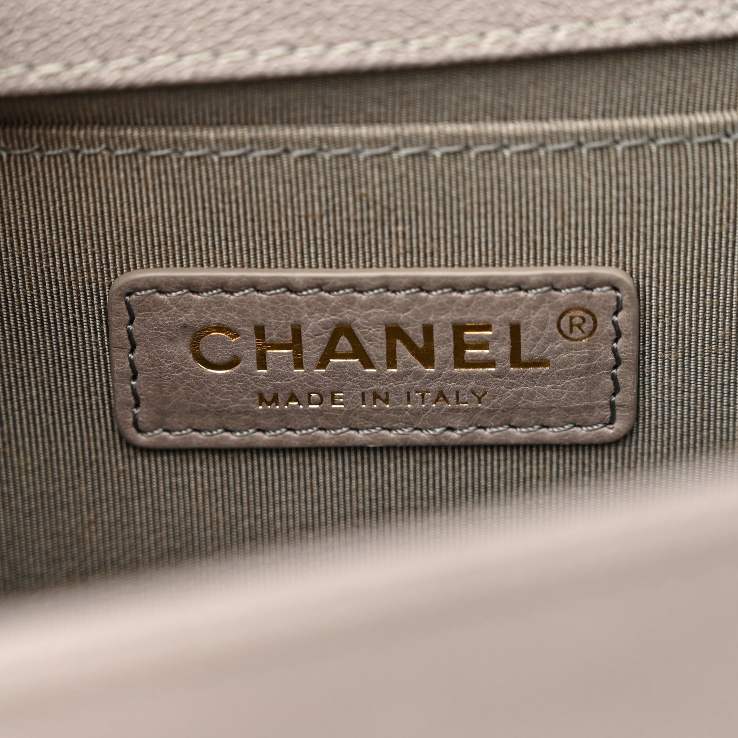 Chanel Caviar Quilted Medium Boy Flap Grey 6 of 11