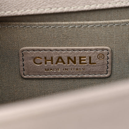Chanel Caviar Quilted Medium Boy Flap Grey 6 of 11