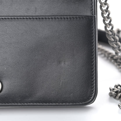 Chanel Caviar Quilted Boy Wallet On Chain WOC Black 14 of 16