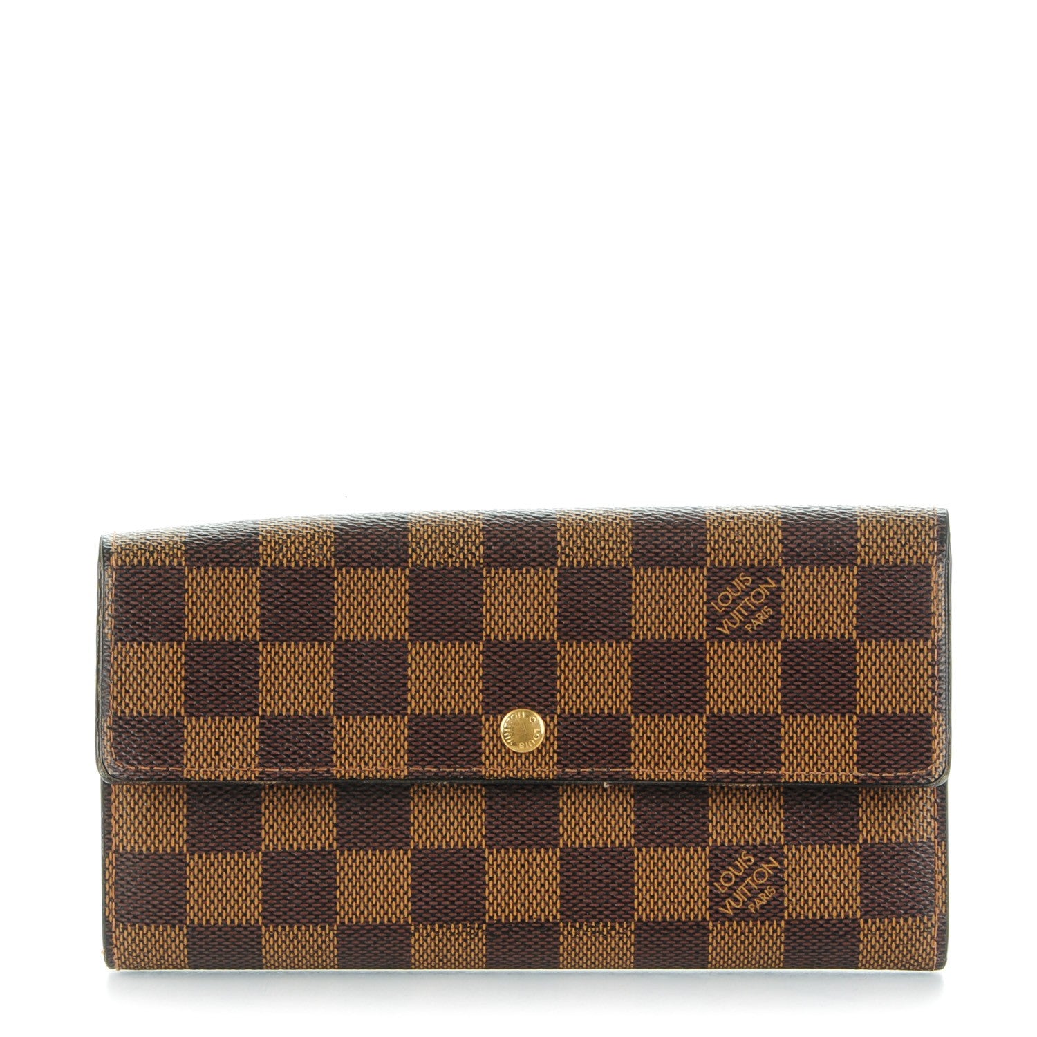 Louis Vuitton Damier Ebene Sarah Wallet 1 of 7