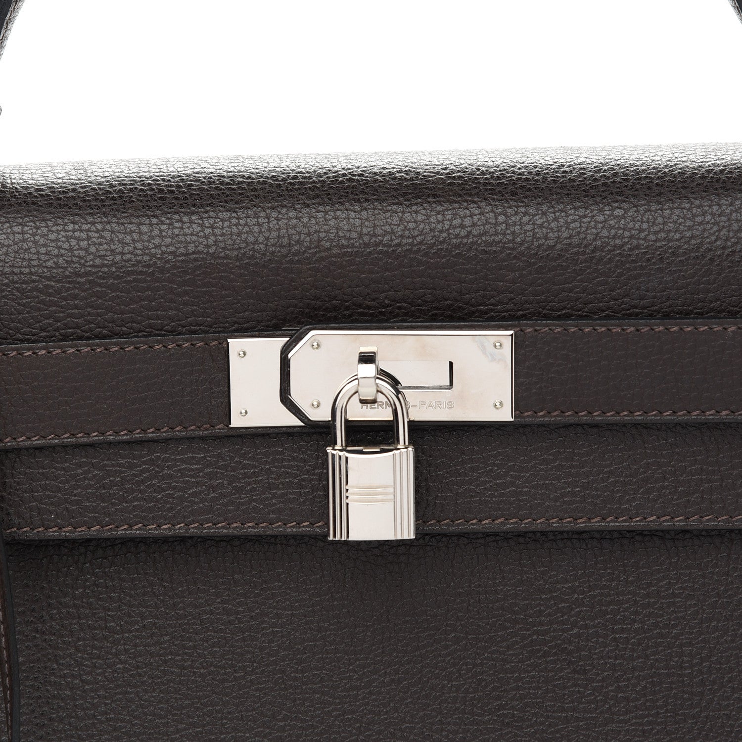 Hermes Togo Kelly Sellier 40 Chocolate 8 of 12