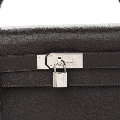 Hermes Togo Kelly Sellier 40 Chocolate 8 of 12