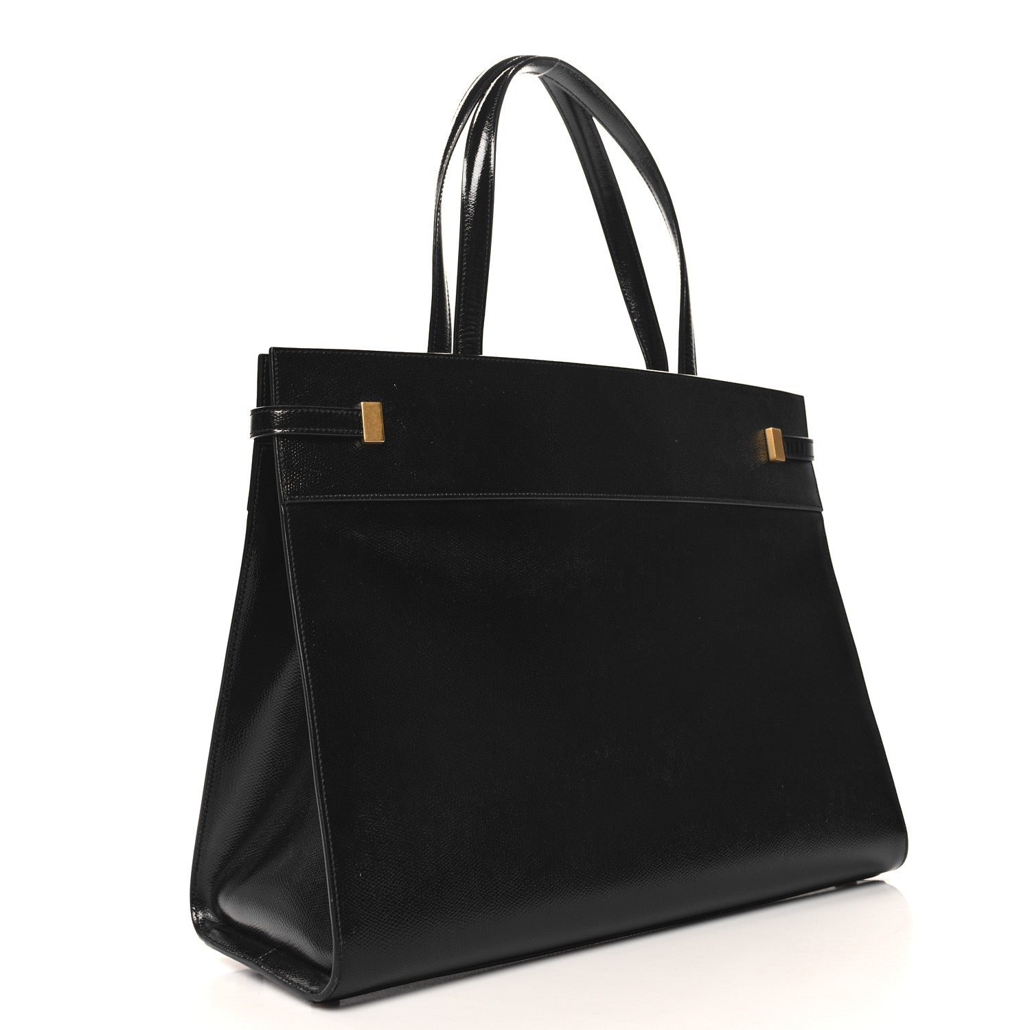 Saint Laurent Calfskin Medium Manhattan Shopper Tote Black 3 of 11
