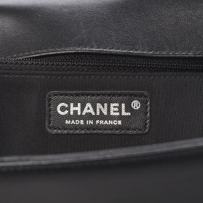 Chanel Lambskin Quilted New Medium Boy Flap Black 7 of 18