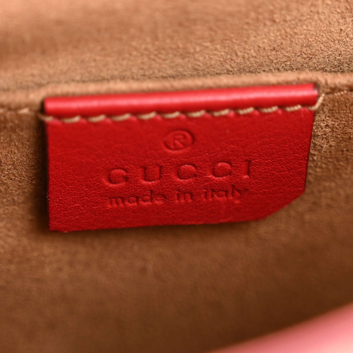 Gucci GG Supreme Monogram Calfskin Web Medium Padlock Messenger Shoulder Bag Beige Hibiscus Red New Rosette 6 of 14