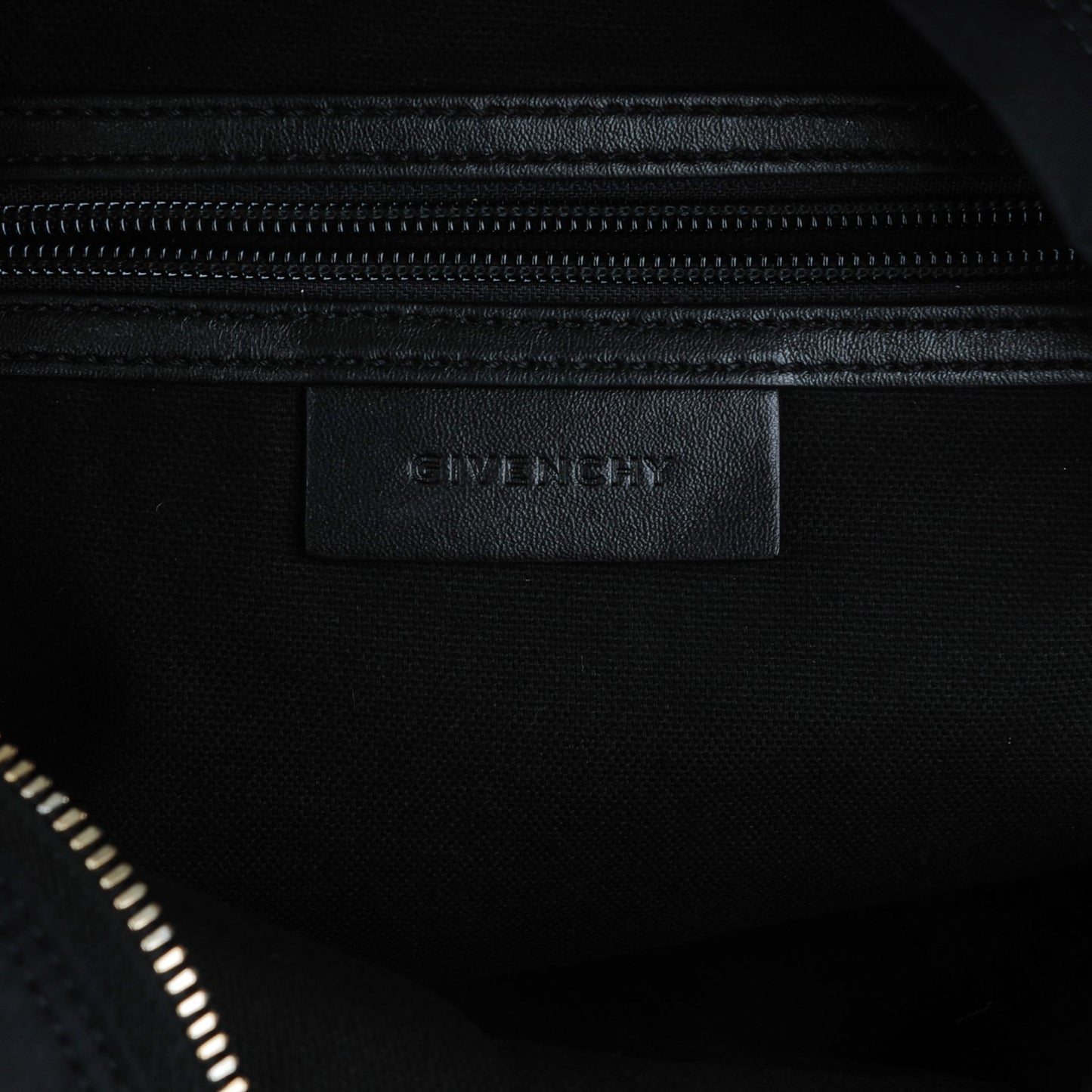 Nylon Calfskin Madonna Backpack Black