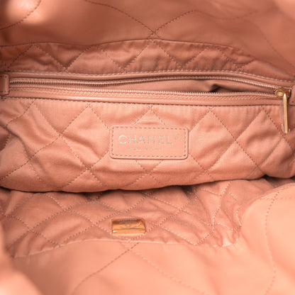 Chanel Shiny Calfskin Quilted Chanel 22 Brown 7 of 11
