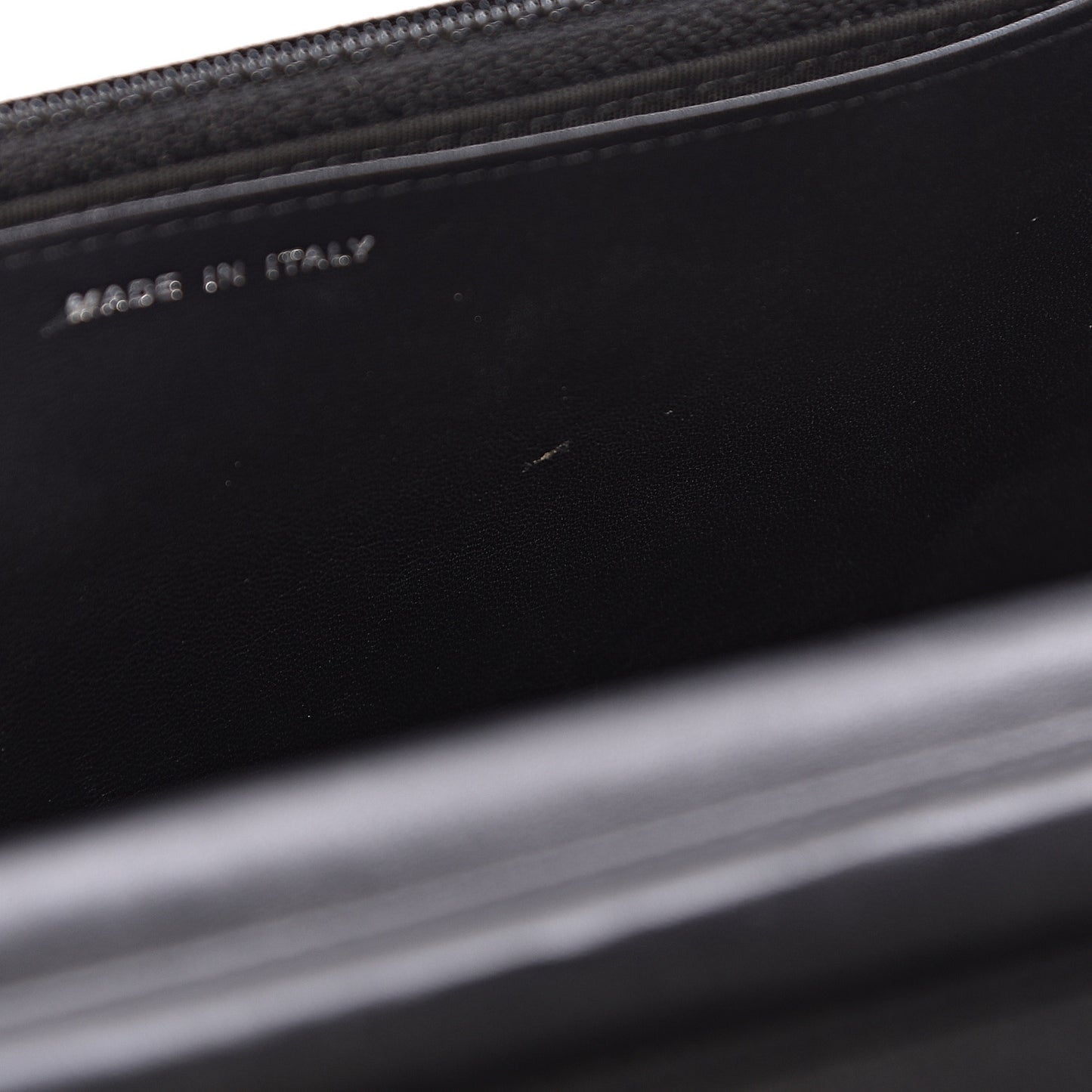Lambskin Diamond Stitched Wallet On Chain WOC Black