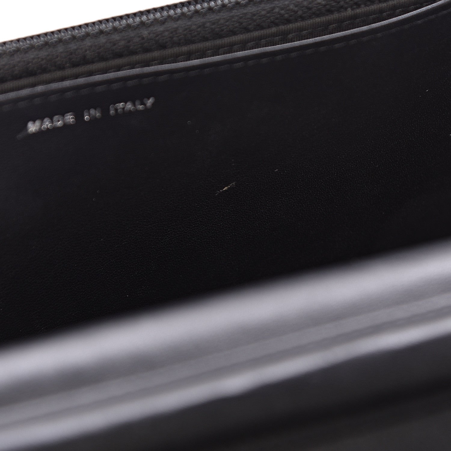 Chanel Lambskin Diamond Stitched Wallet On Chain WOC Black 8 of 12