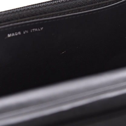Chanel Lambskin Diamond Stitched Wallet On Chain WOC Black 8 of 12