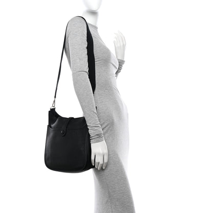Hermes Taurillon Clemence Evelyne II PM Black 2 of 10