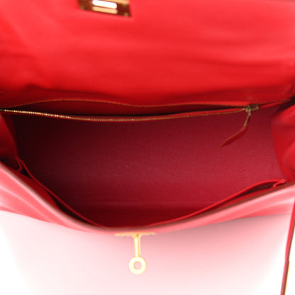 Hermes Gulliver Kelly Retourne 32 Rouge Vif 5 of 13