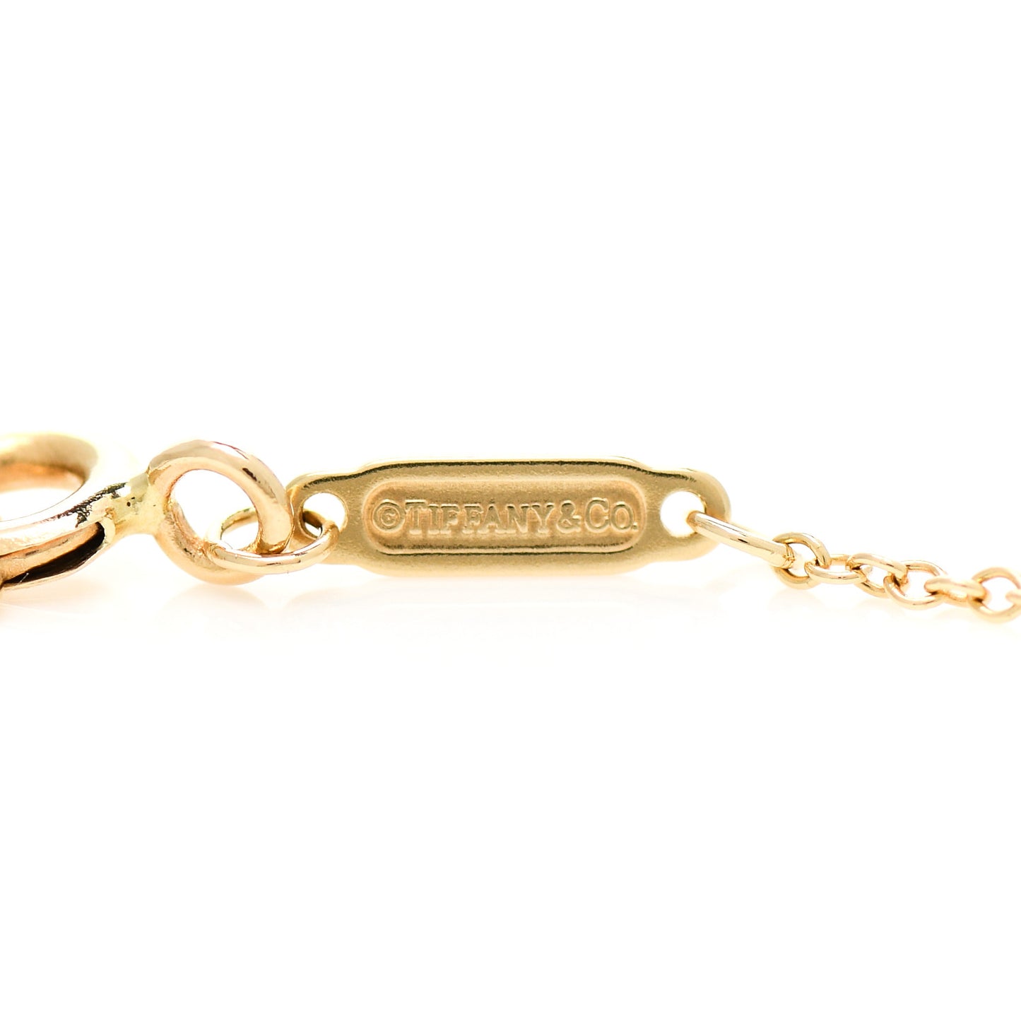 18K Yellow Gold Infinity Pendant Necklace