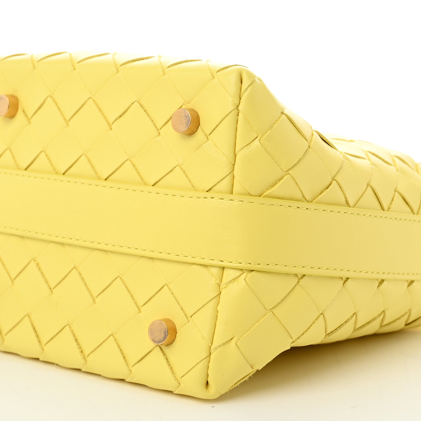 Nappa Intrecciato Mini Wallace Buttercup
