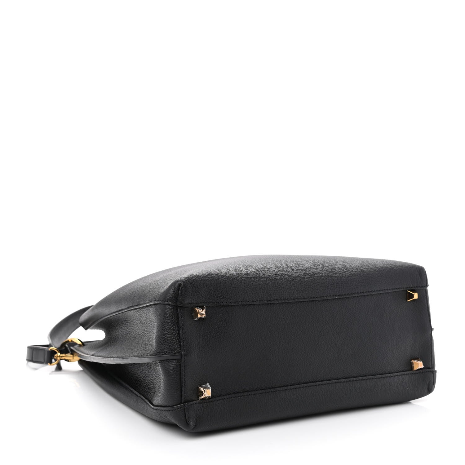 MCM Grained Calfskin Large Milla Hobo Black 4 of 9