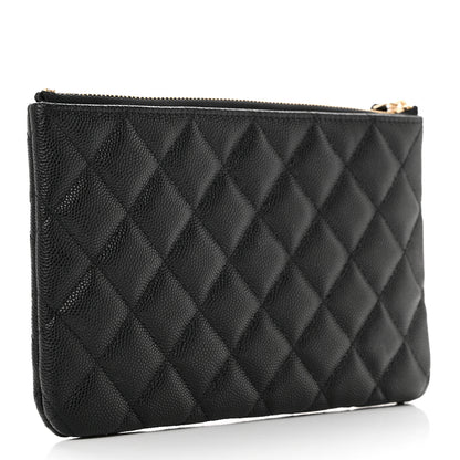 Chanel Caviar Quilted Coco Candy Small Cosmetic Case Black 3 of 7