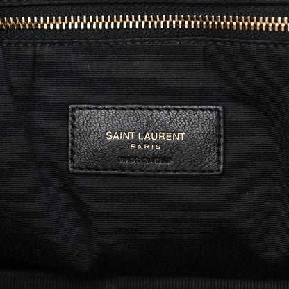 Saint Laurent Suede Leopard Print Camden Shopping Tote 6 of 11