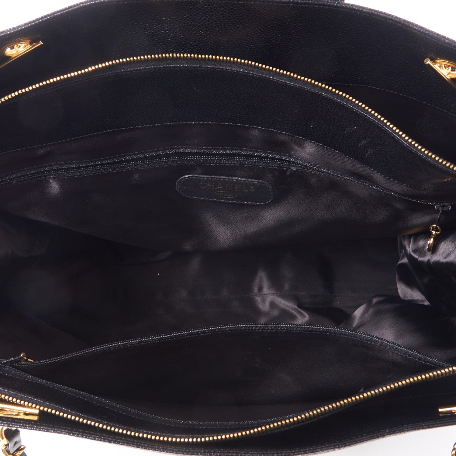 Chanel Caviar XL Weekender Bag Black 7 of 10