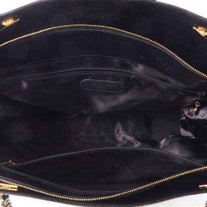 Chanel Caviar XL Weekender Bag Black 7 of 10