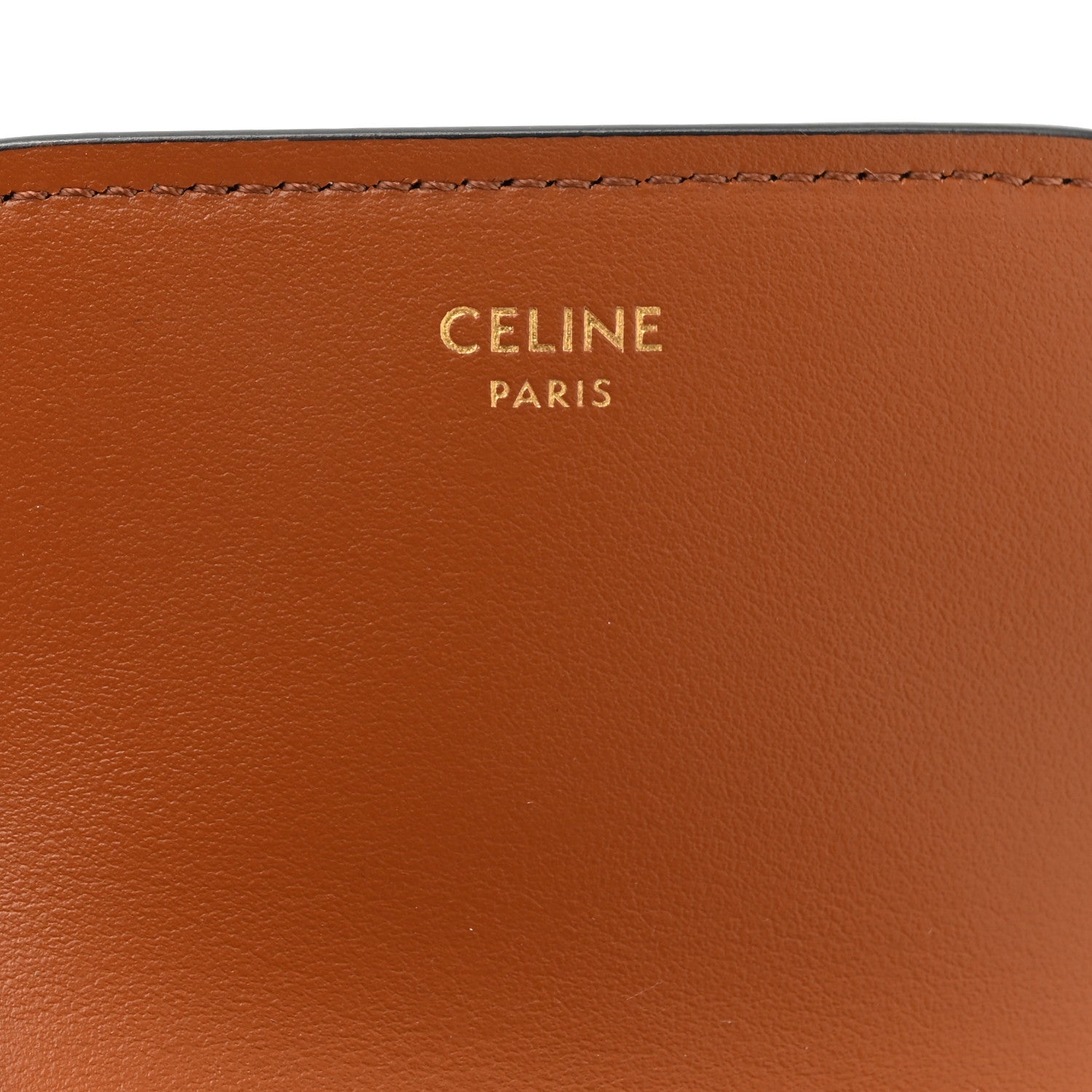 Celine Triomphe Canvas Business Card Holder Tan 6 of 8