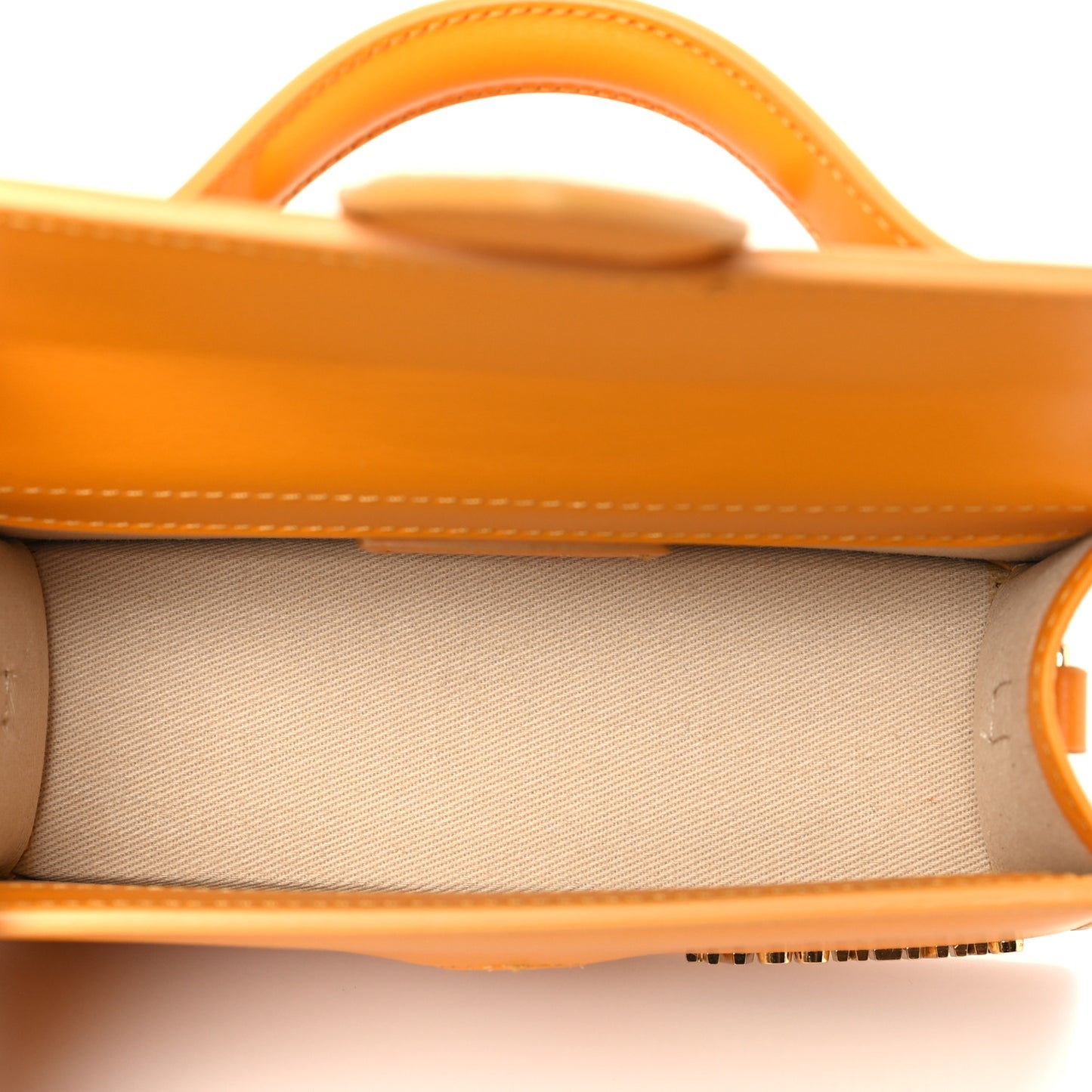 Smooth Calfskin Le Bambino Dark Orange