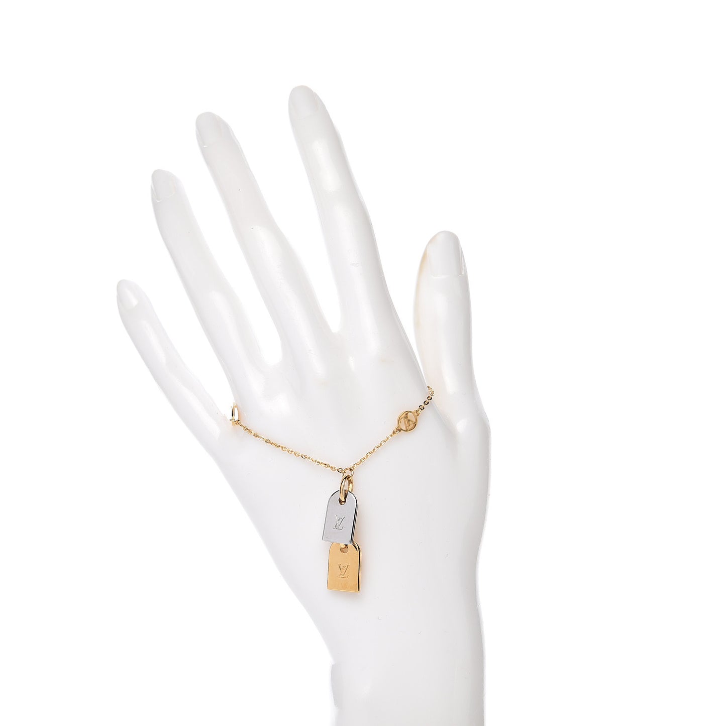 Brass Nanogram Bracelet Silver Gold