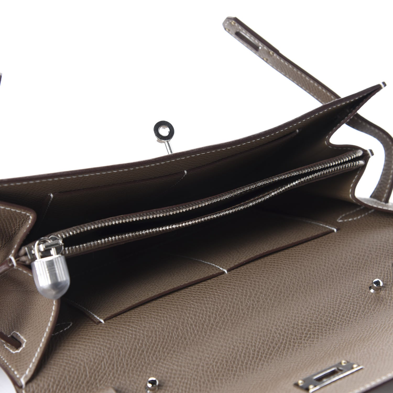 Hermes Epsom Kelly Wallet To Go Etoupe 5 of 10