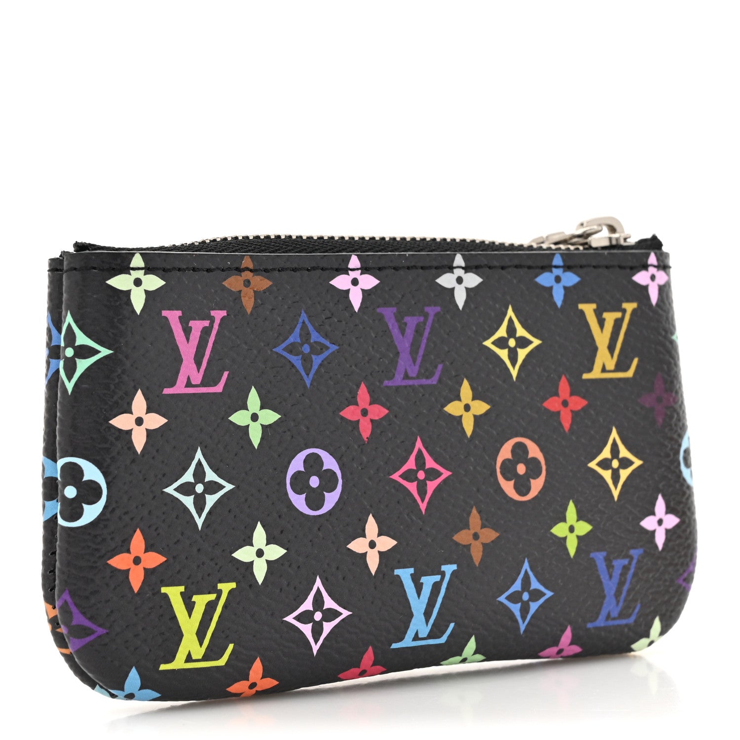 Louis Vuitton LV X TM Monogram Multicolor Key Pouch Black 3 of 8