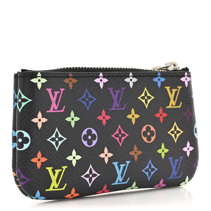 Louis Vuitton LV X TM Monogram Multicolor Key Pouch Black 3 of 8