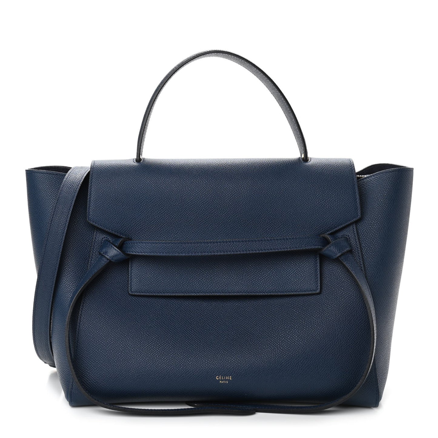 Grained Calfskin Mini Belt Bag Deepsea