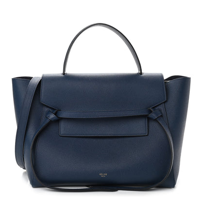 Celine Grained Calfskin Mini Belt Bag Deepsea 1 of 10