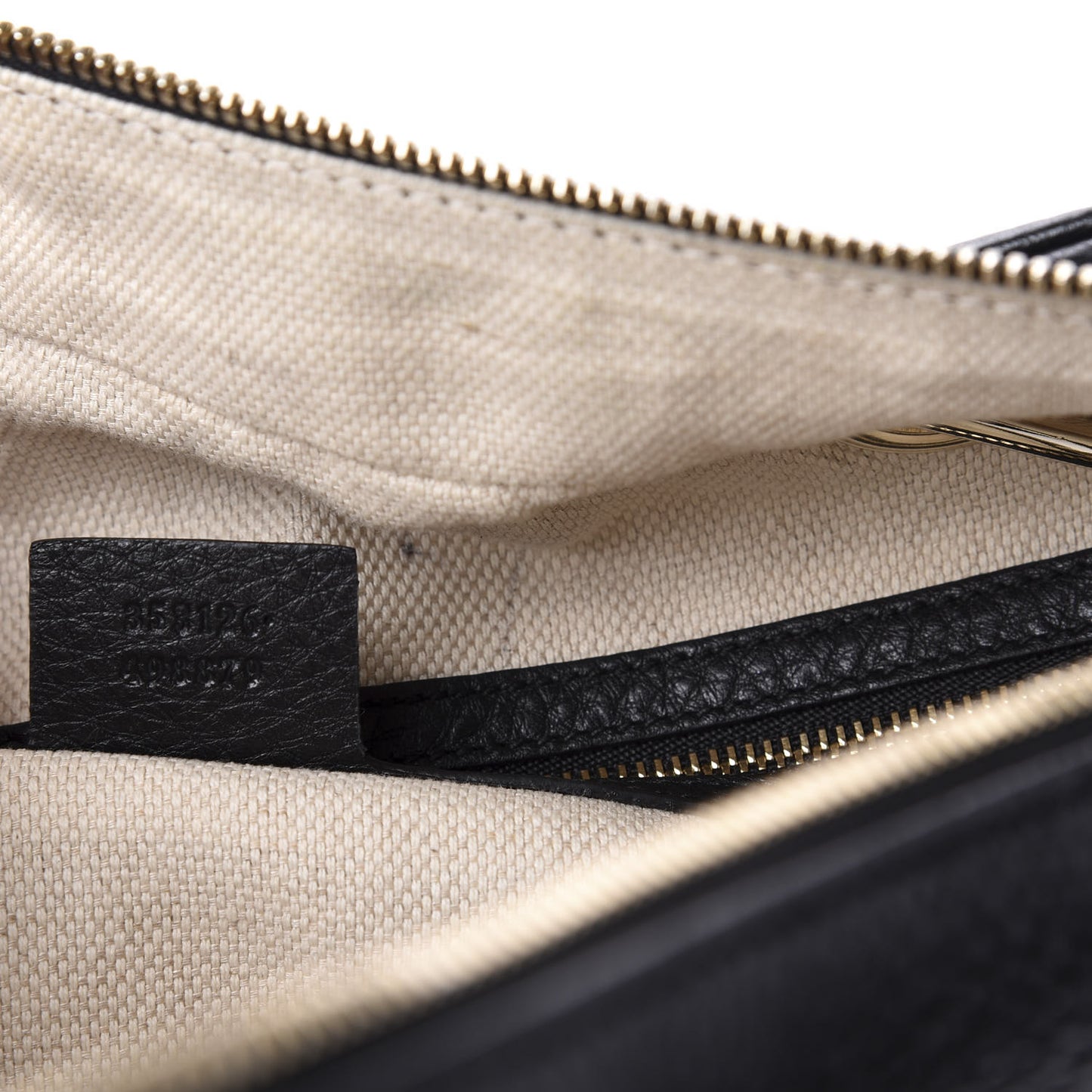 Pebbled Calfskin Medium Soho Bowler Black